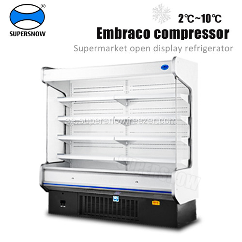 Supermarket Multi-Deck Open Display Chiller Kylskåp